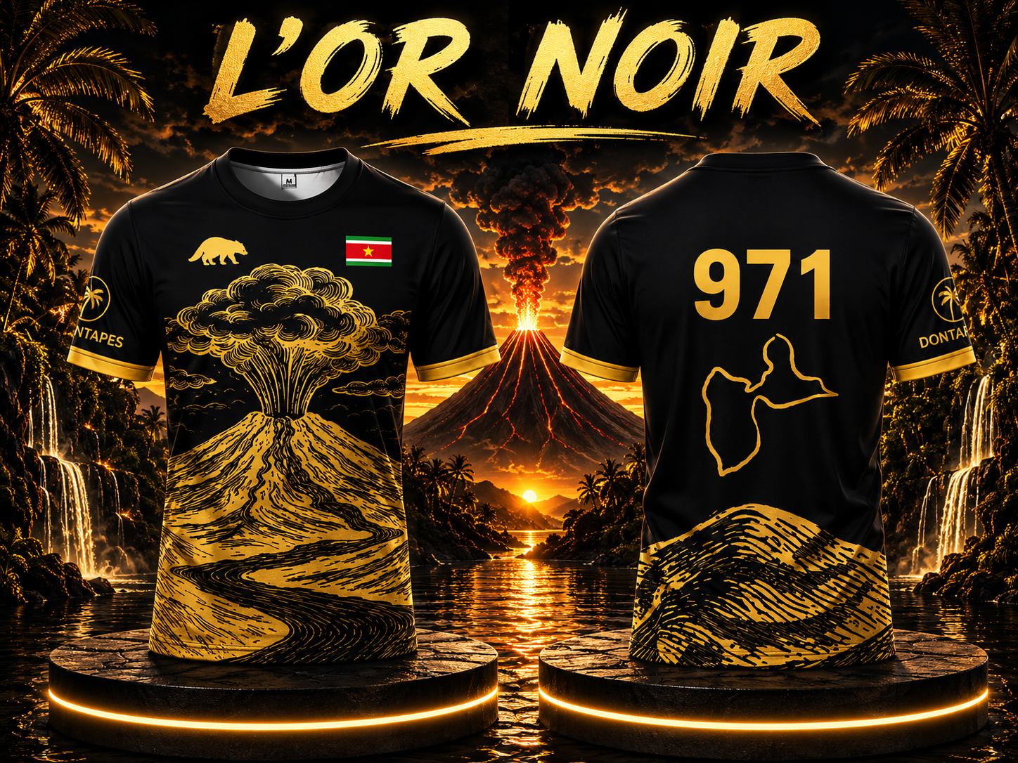 Maillot 971 – Guadeloupe 🇬🇵